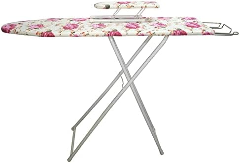 La table de repassage comporte une hauteur reglable