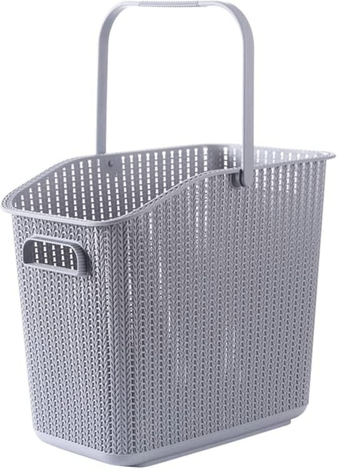 Le panier a linge se decline en coloris gris