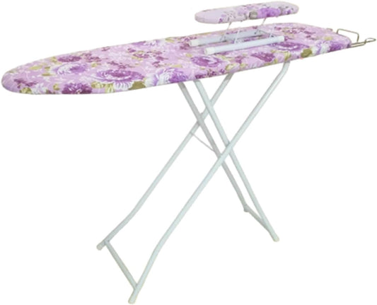 Decouvrez cette table de repassage aux elements en bois avec une structure pliante