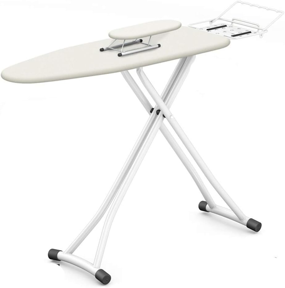 Cette table de repassage a structure renforcee dispose aussi d'une hauteur reglable