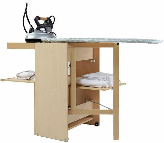 Choisissez une planche escamotable a surface permeable a la vapeur en coloris beige et gris