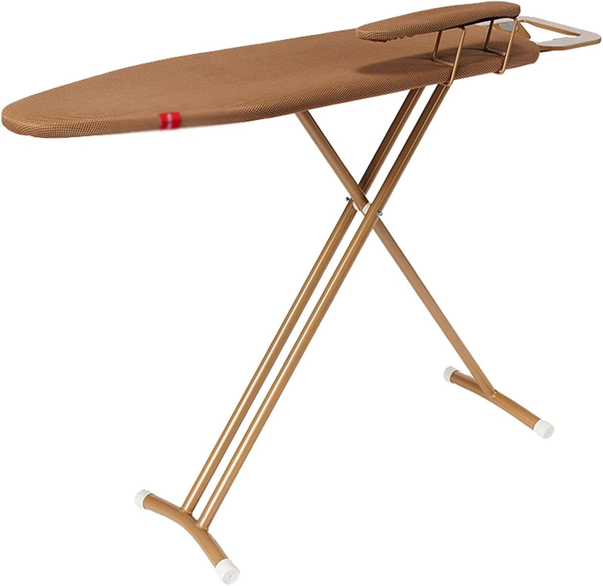 Cette table de repassage qui se replie apres usage en coloris marron